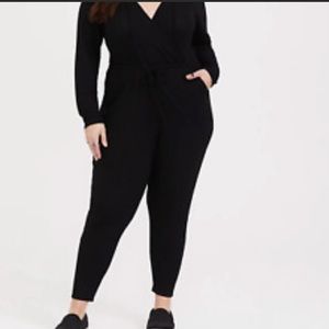 Torrid 00 knit rib jumpsuit